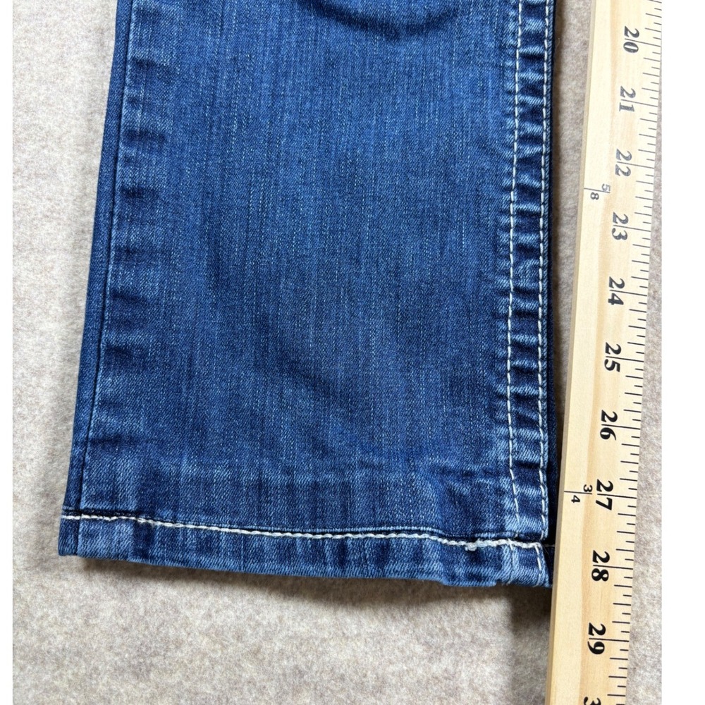 Ariat REAL Denim Womens 28R Mid Rise Bootcut Jeans Medium Wash Western Paisley - Picture 4 of 9